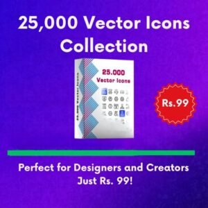 25000 Vector Icons Collection – Perfect for Designers and Creators