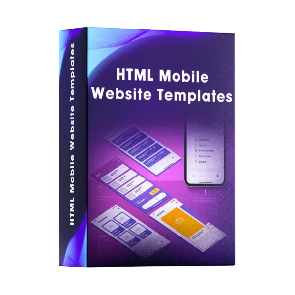 Mobile Website Templates - HTML5, CSS3 - Fully Responsive & Customizable