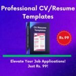 Professional CV/Resume Templates – Elevate Your Job Applications!