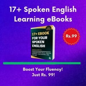 17+ Spoken English Learning eBooks for Rs. 99 - Boost Your Fluency!