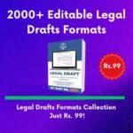 2000+ Editable Legal Drafts Formats Collection for Only ₹99