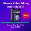 Unleash Your Creativity with the Ultimate Video Editing Assets Bundle!